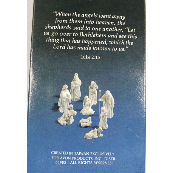 Vintage 1983 AVON Nativity Collectibles The Shepherd Boy Porcelain Figurine - Picture 4 of 13